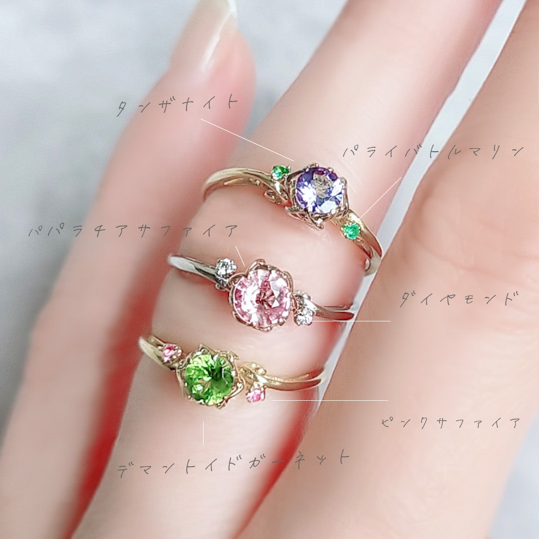 Lotus corde Ring/ ロータス コルデ リング ColorStone