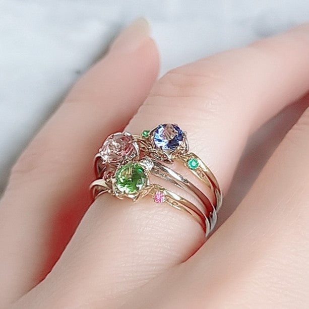 Lotus corde Ring/ ロータス コルデ リング ColorStone