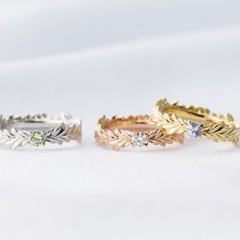 Laurel Baby / 月桂樹 ベビーリング SV【ANN/BA14】