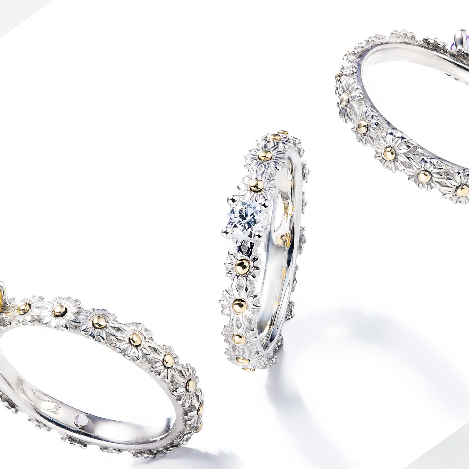 Marguerite Baby / マーガレット ベビーリング Pt【ANN/BA10】