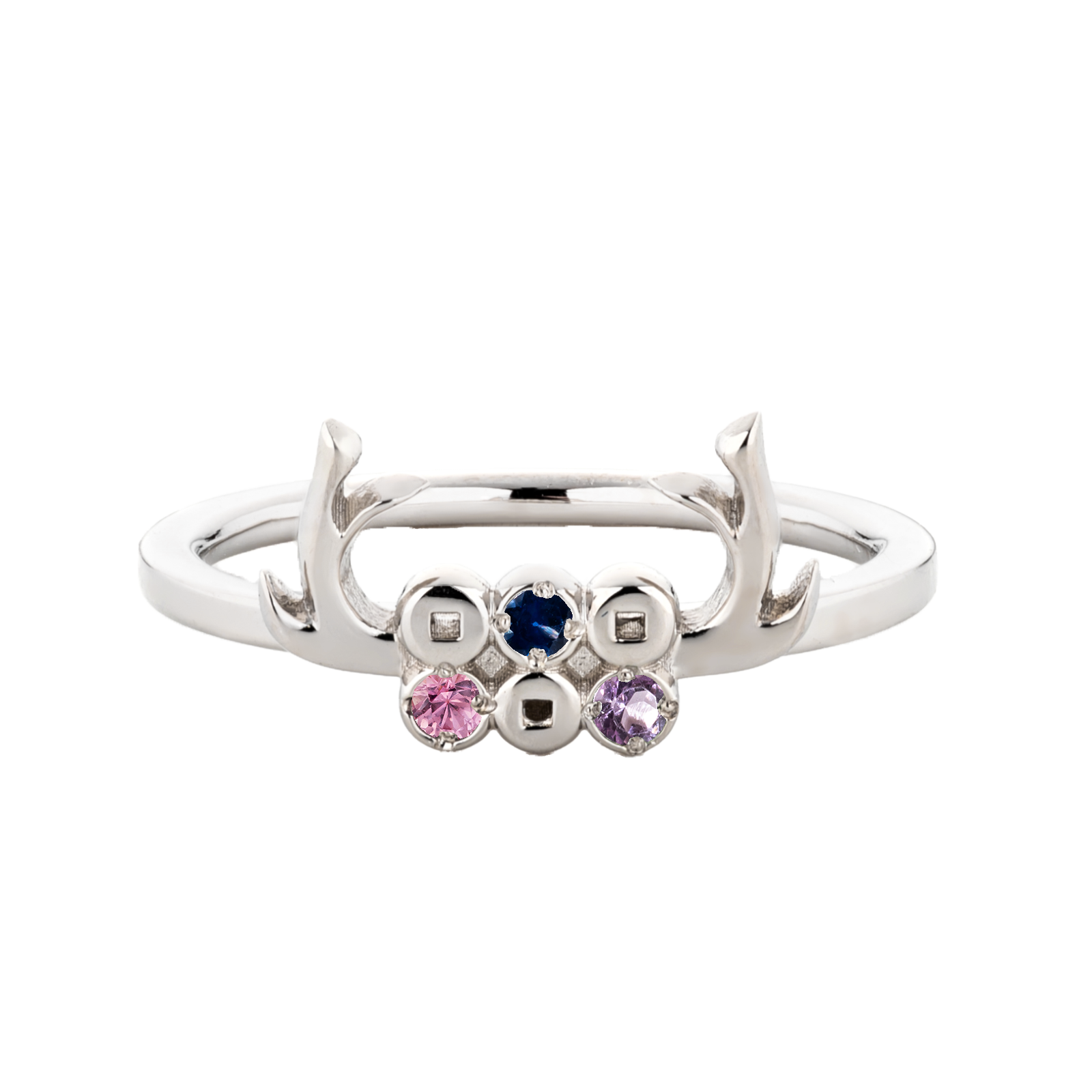 【KidsRing & PinkyRing】YUKIMURA / 幸村 兜キッズリング&ピンキーリング Pt