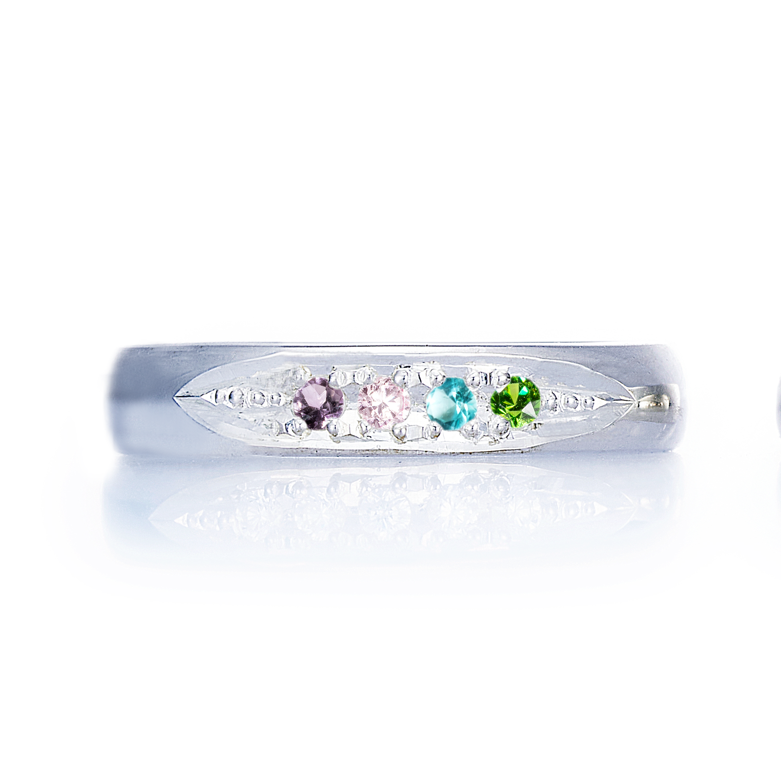 【infini】ファミリーリング B002L 4石