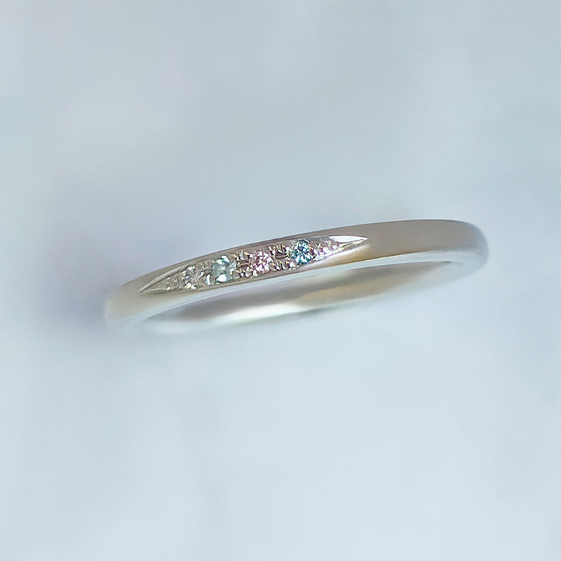 【infini】ファミリーリング B002S 2石