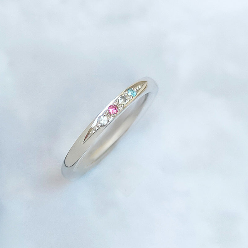 【infini】ファミリーリング B002S 6石