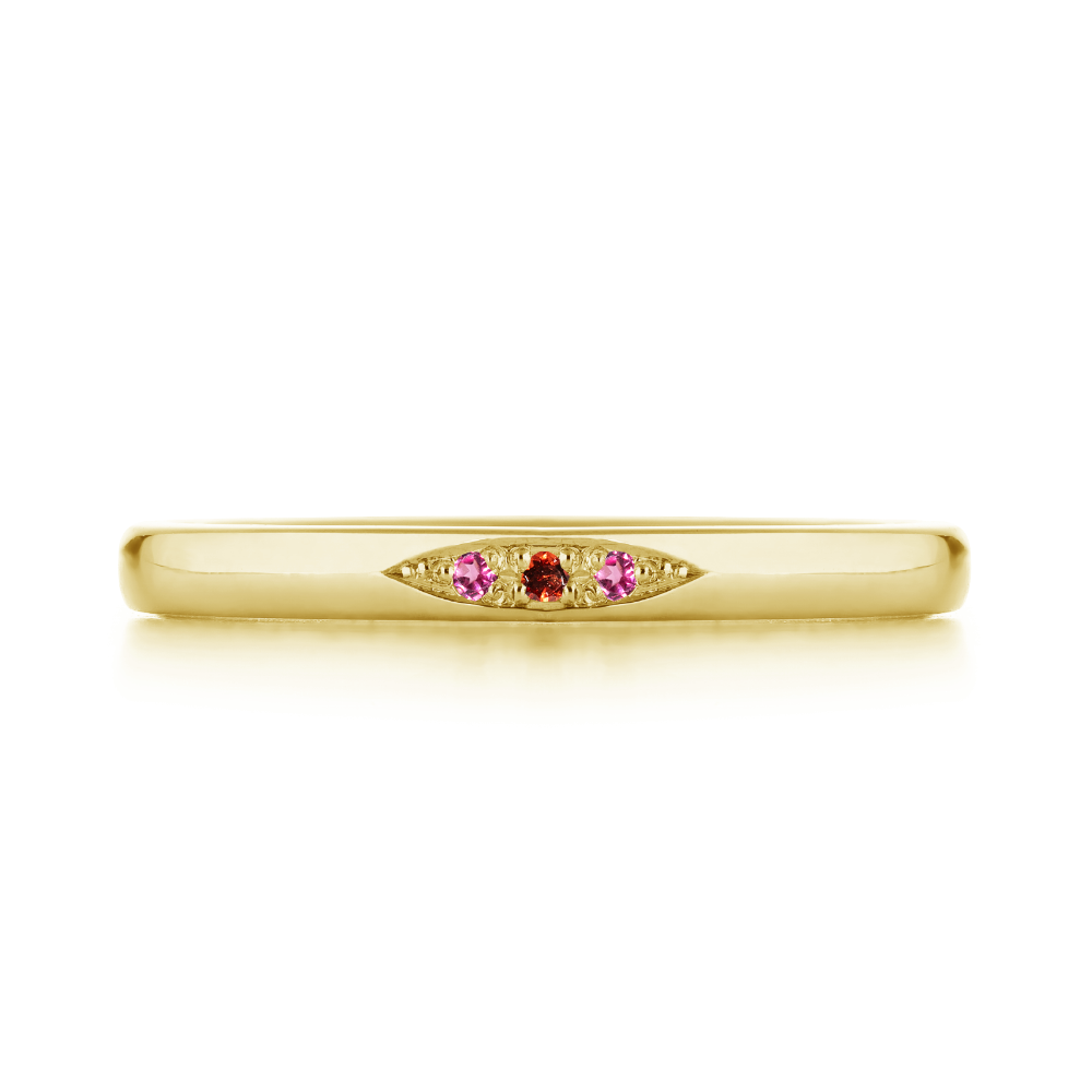 【infini】ファミリーリング 【B002S】 3石