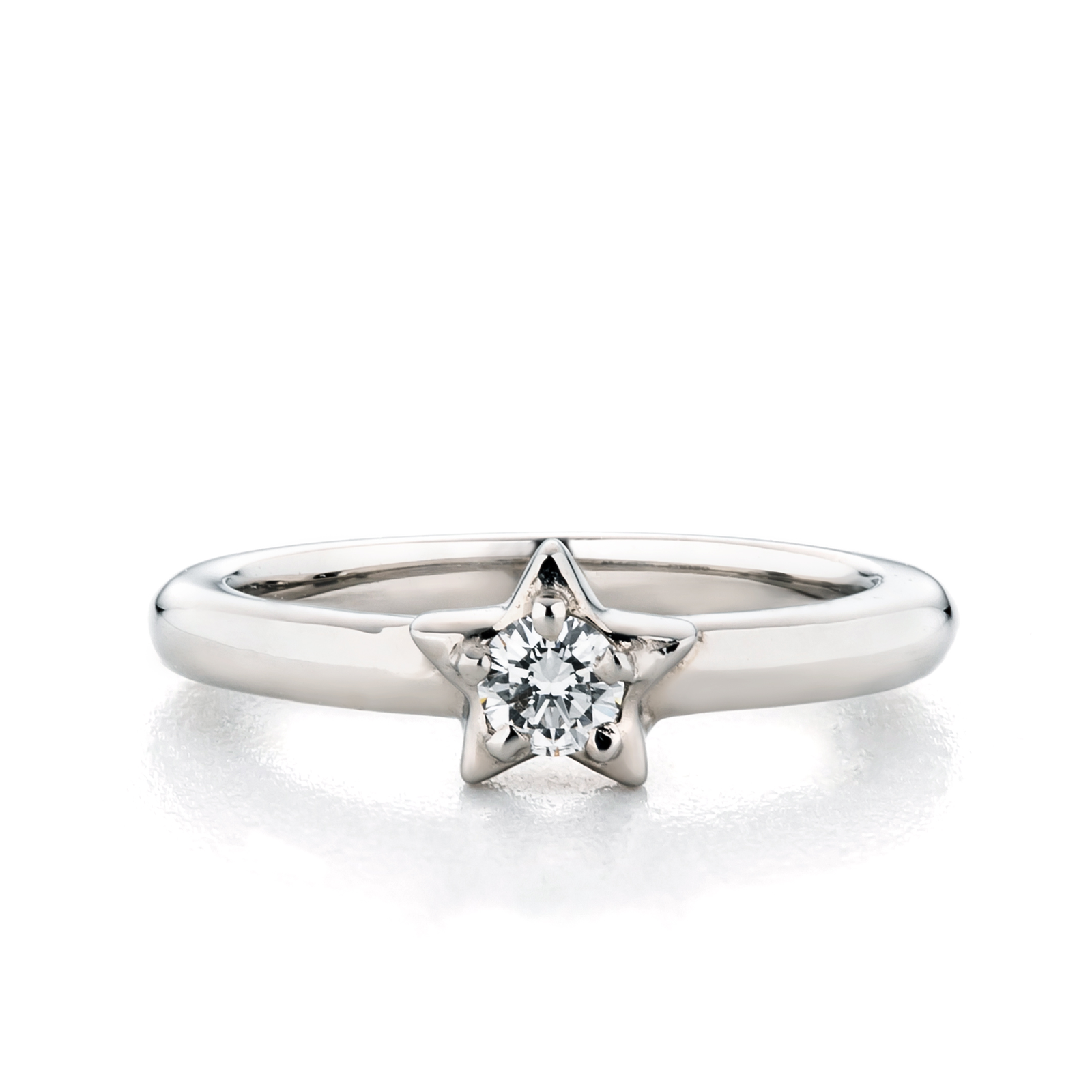 Smiley Star Baby / スマイリー スター ベビーリング Pt【SMI/BA04】