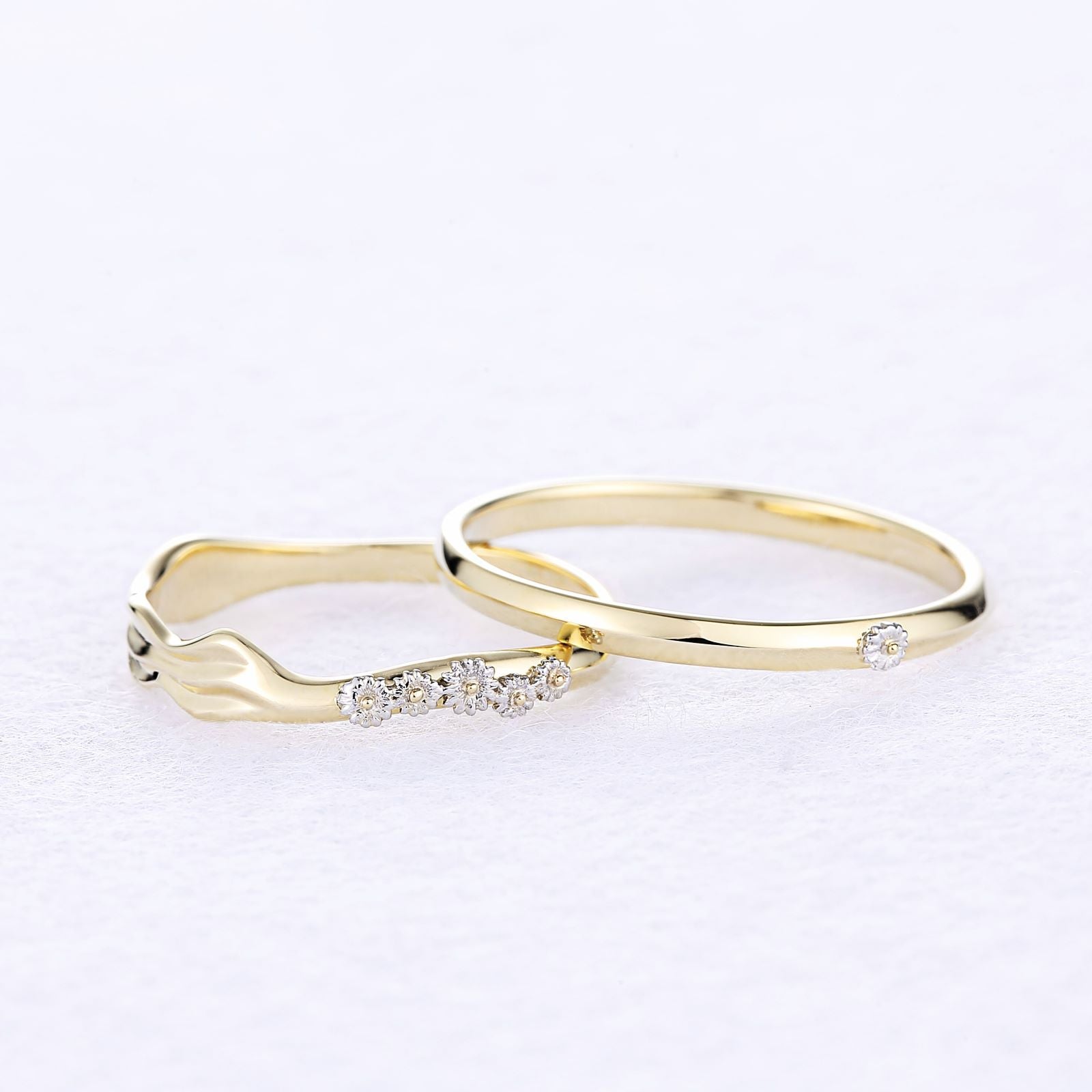 Marguerite Paire Ring boutonniere/マーガレット ペアリング ブートニア【 BOU/M01】