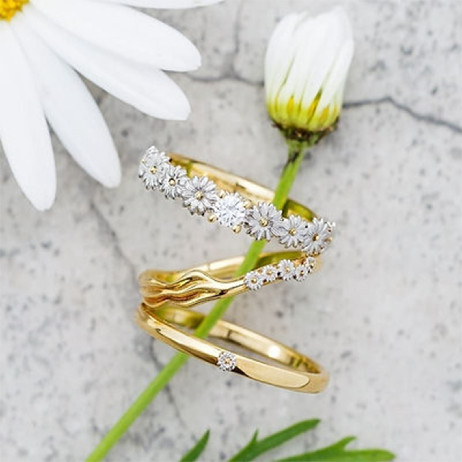 Marguerite Solitaire Ring / マーガレット ソリティアリング BirthdayStone【BOU/D01】