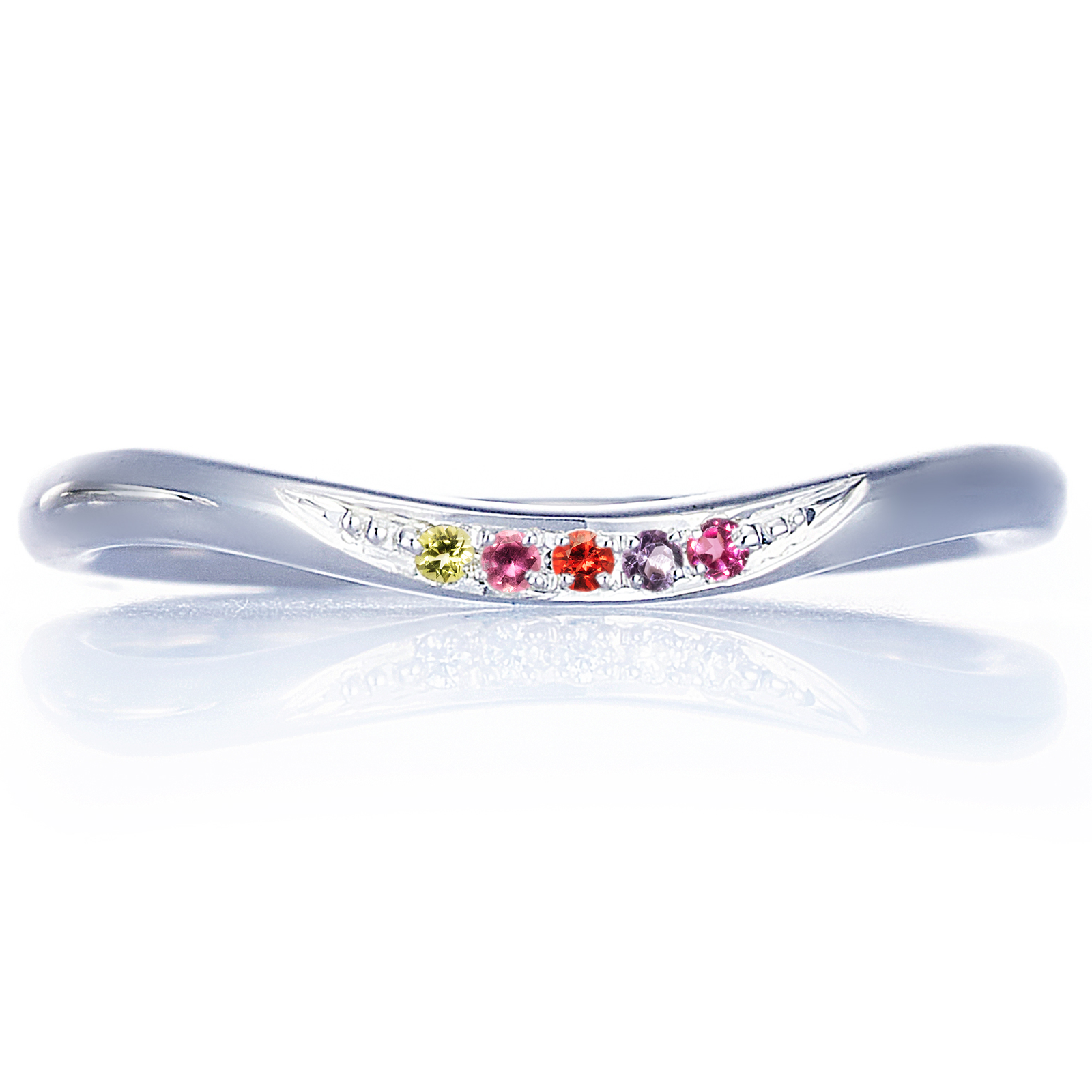 【infini】ファミリーリング V:001S 5石(大きいサイズ17~25号)