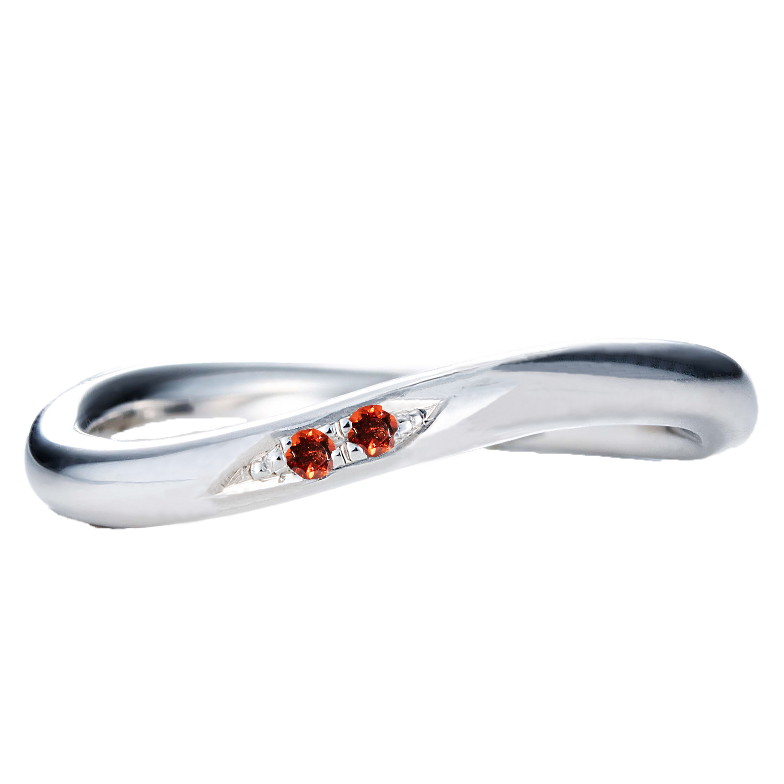 【infini】ファミリーリング S:002M 2石 (大きいサイズ17~25号)