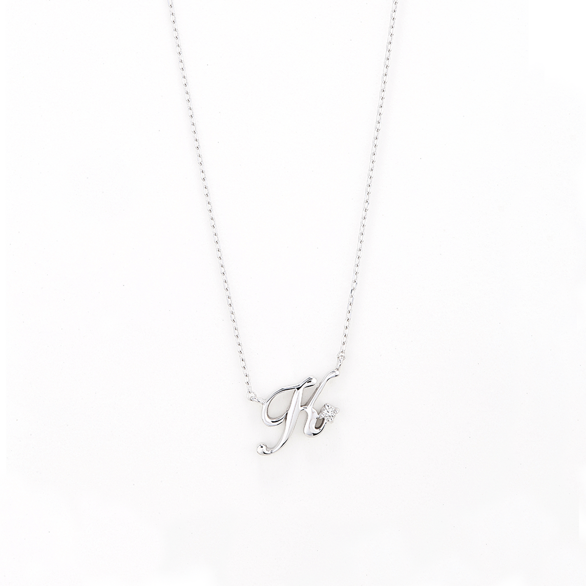 Alison initial necklace K/ アリソンイニシャルネックレスK【SMI/IN02】