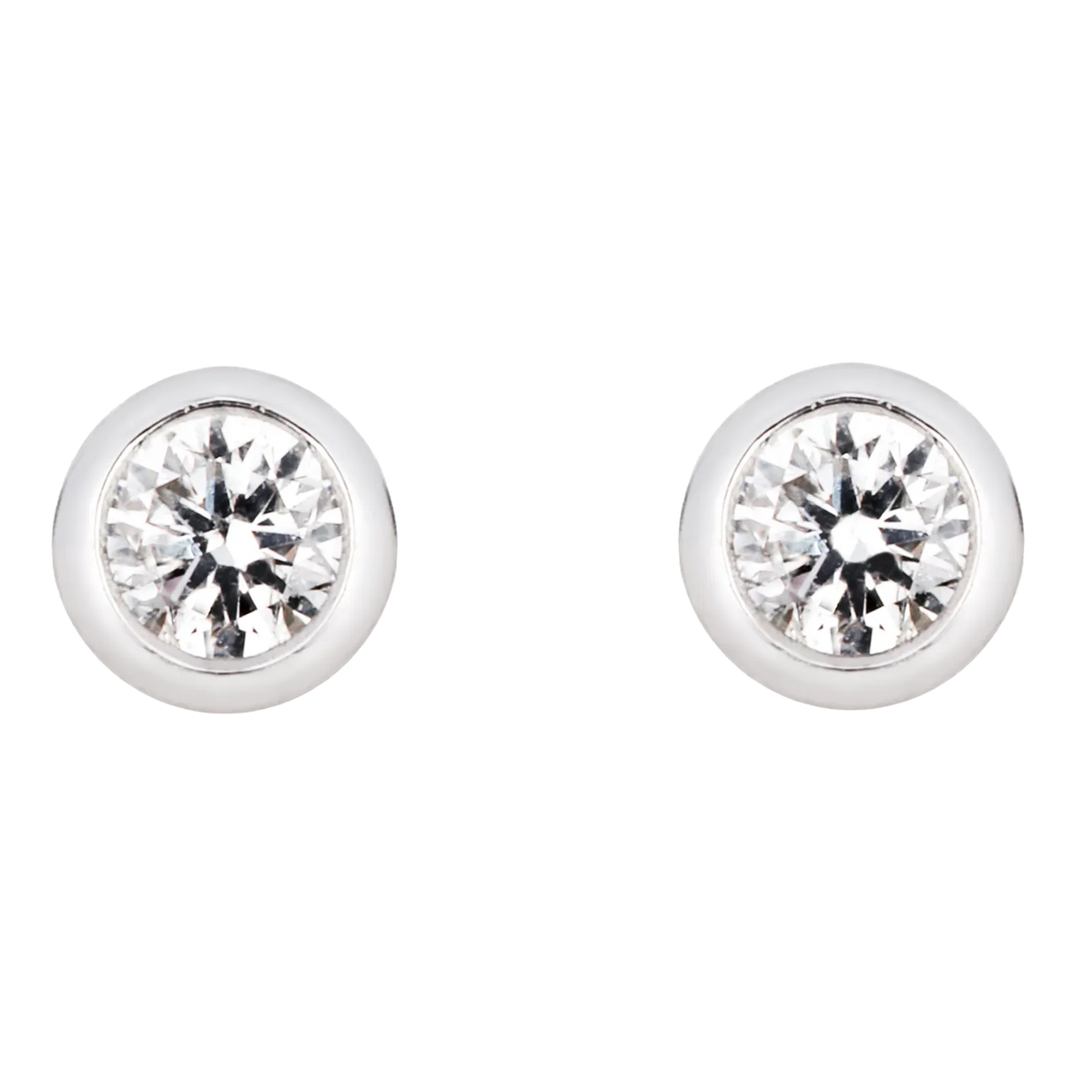 Simple solitaire PE / シンプルソリティアピアス 0.1ct【SMP/PEW01】