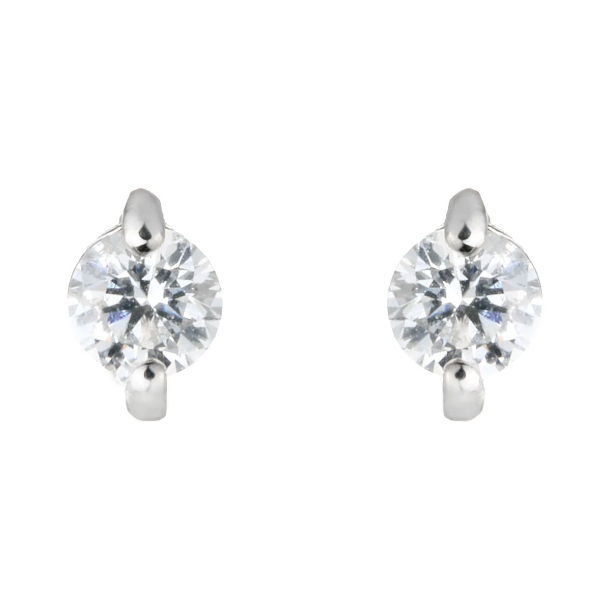 Simple solitaire PE / シンプルソリティアピアス 0.1ct【SMP/PEW01】