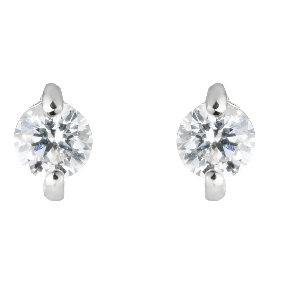 Simple solitaire PE / シンプルソリティアピアス 0.2ct【SMP/PEW02】