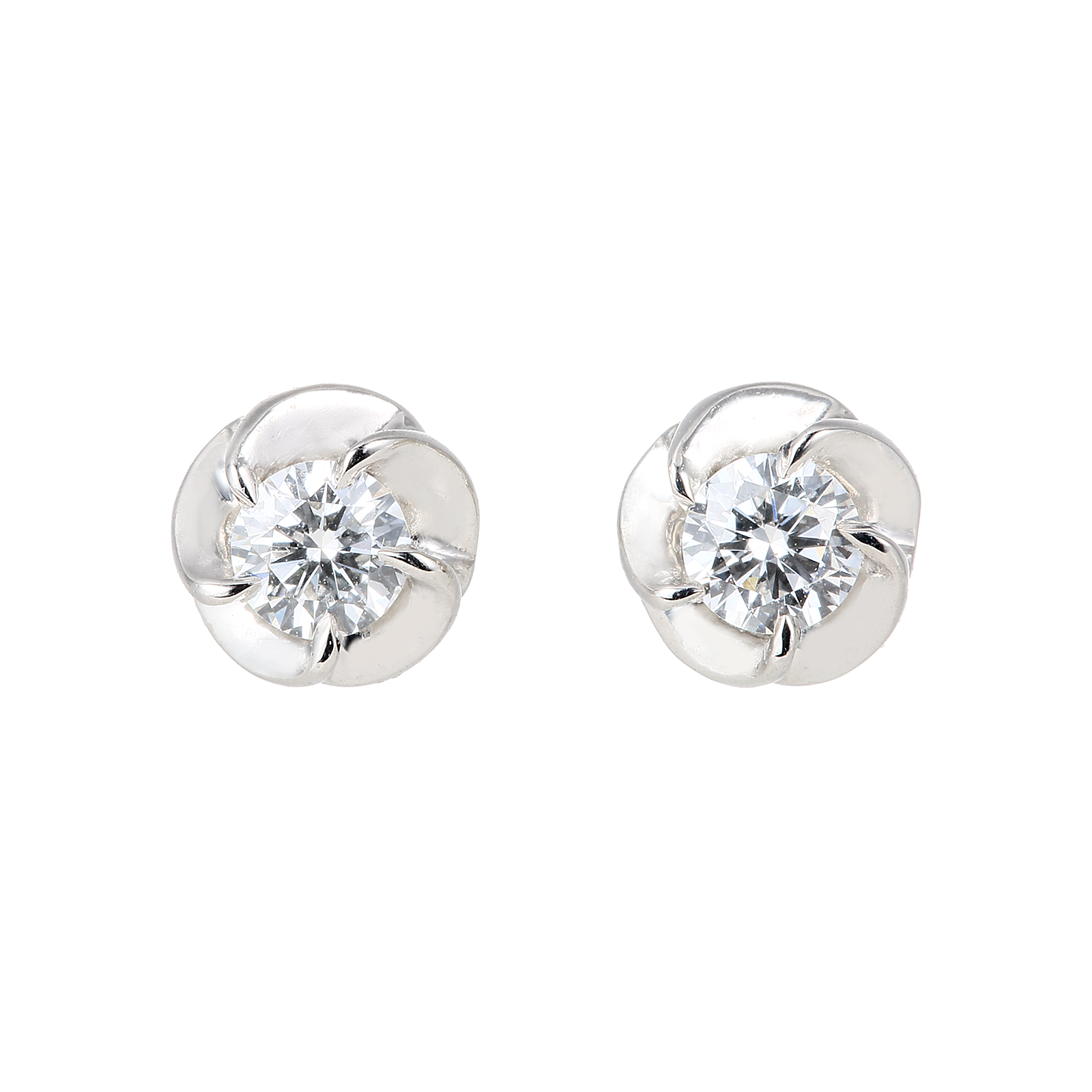 【SOL/PE05】NewSoleil stud earrings/ 新ソレイユ スタッドピアス 0.1ct×2pc