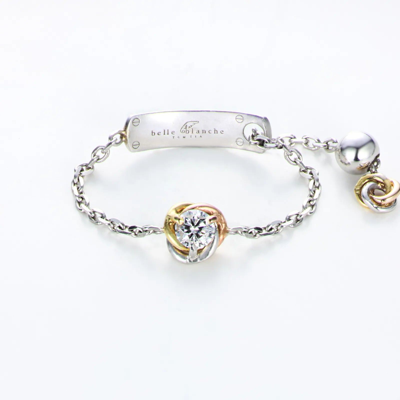 【SOL/R01】Soleil chain ring/ ソレイユ チェーンリング 0.15ct