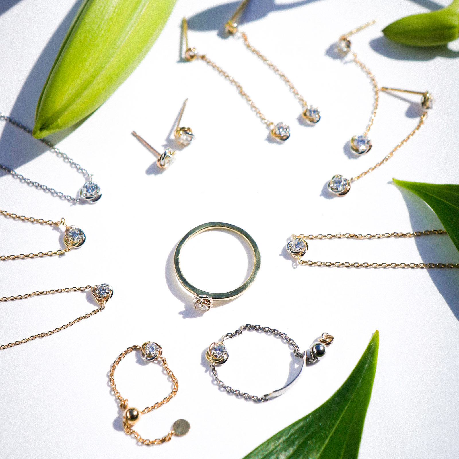 【SOL/N01】Soleil NC/ ソレイユ ネックレス 0.15ct