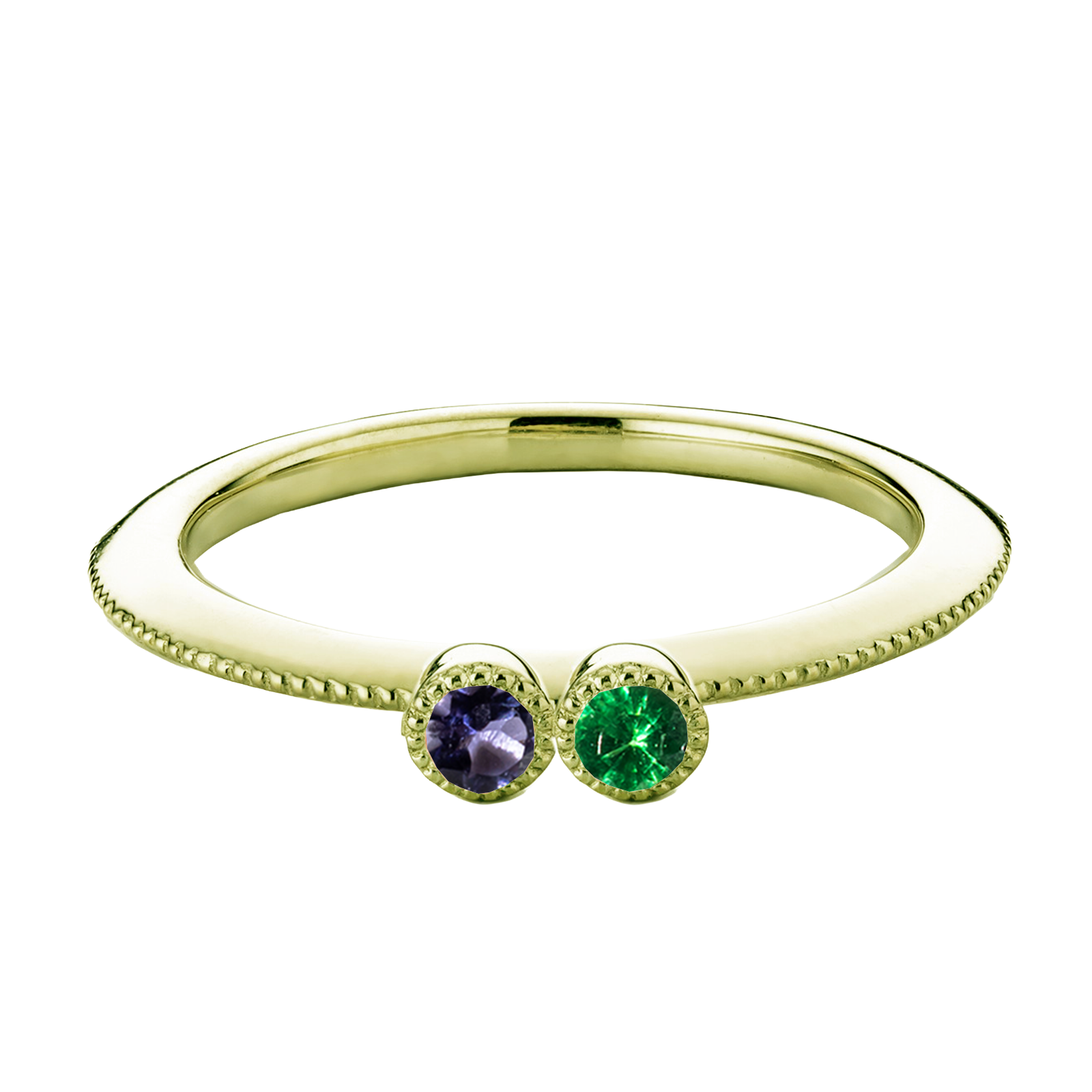 【Kids&PinkyRing】Station Eternity petit macaron / ステーションエタニティープチマカロン2pc K10【STE/2R08】