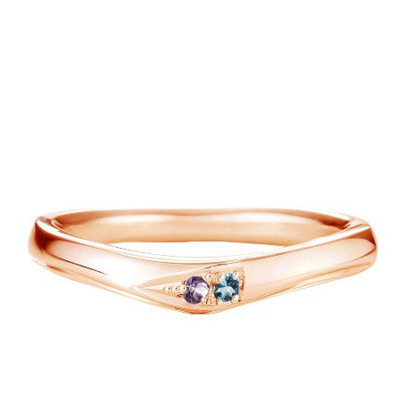 【infini】ファミリーリング V:002S 2石(大きいサイズ17~25号)