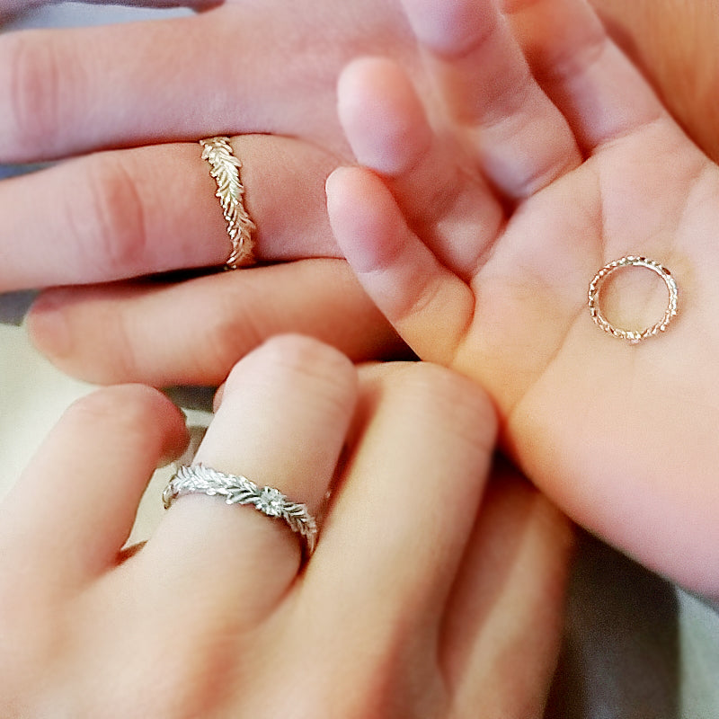 Laurel Baby / 月桂樹 ベビーリング SV【ANN/BA14】