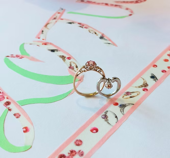 マスキングテープ ロータスパパラチア