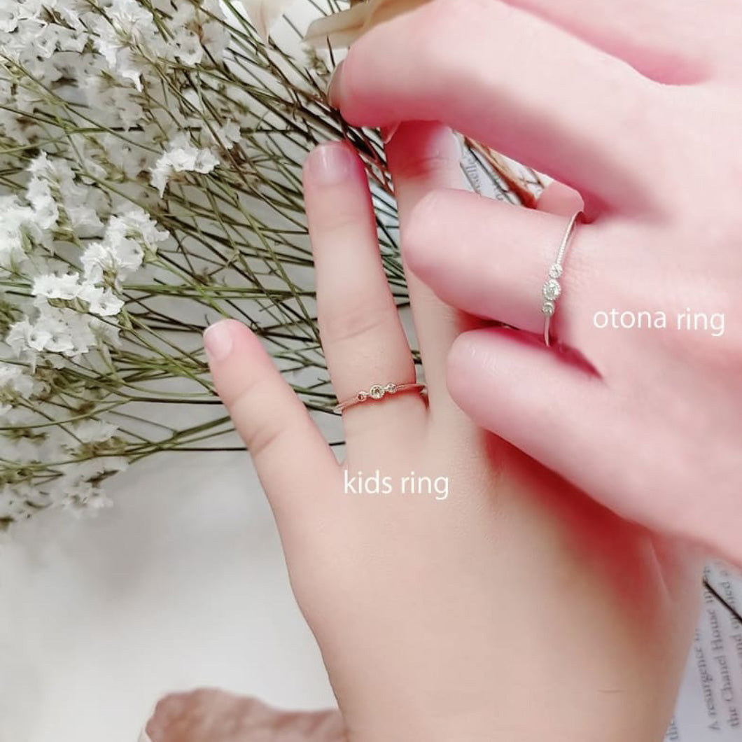 Station Eternity petit macaron/ ステーションエタニティーマカロンプチソリティア SV(小さいサイズ)【STER08】