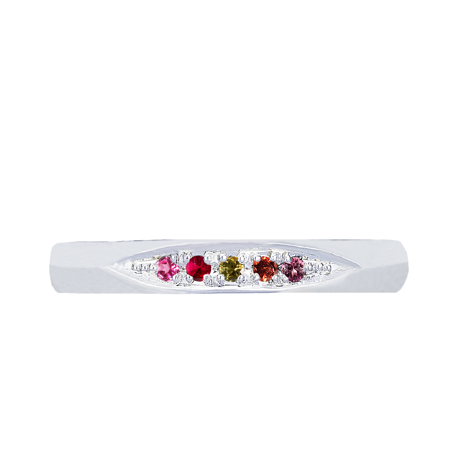 【infini】ファミリーリング B002M 5石