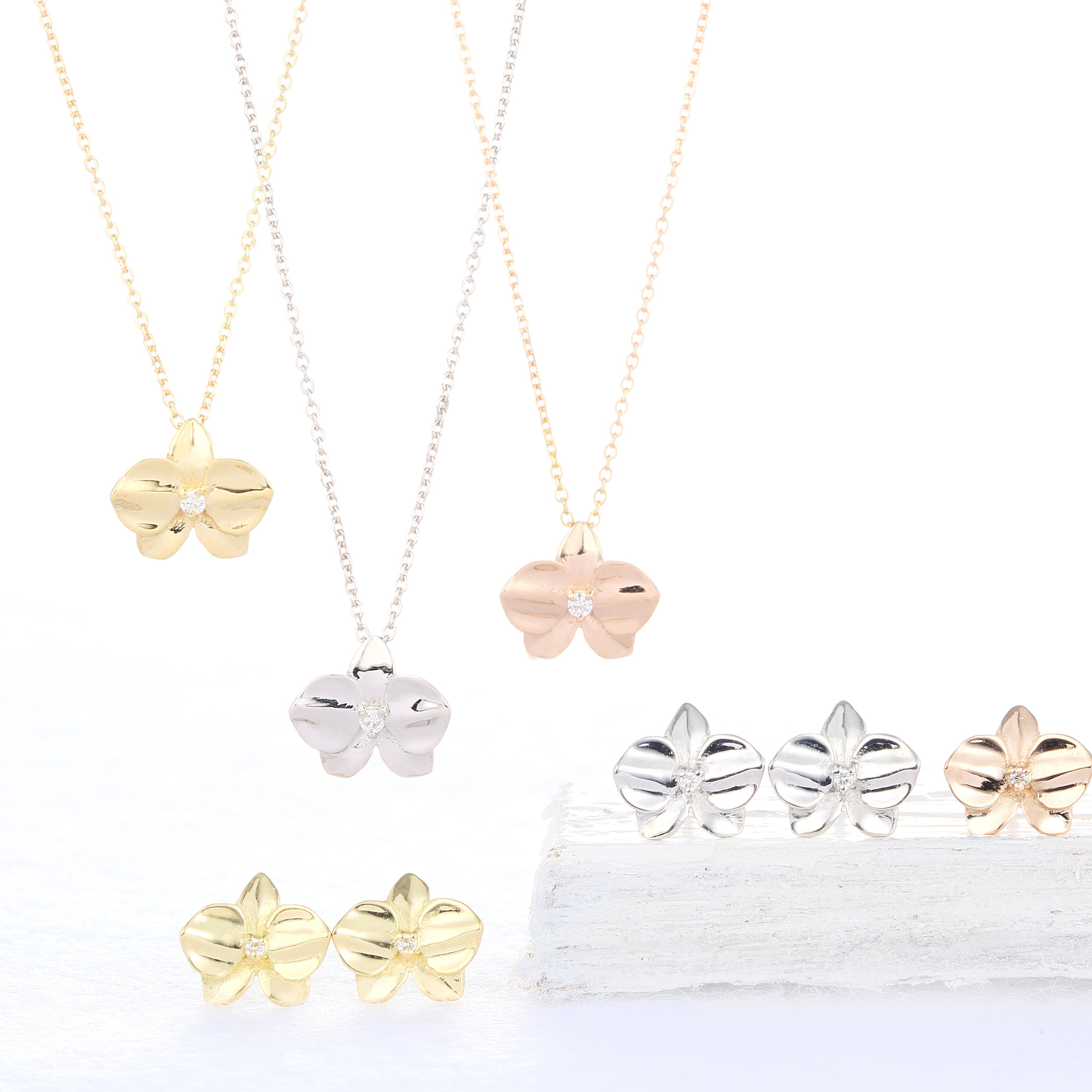 Orchid / 胡蝶蘭 ネックレス【BOU/N04】