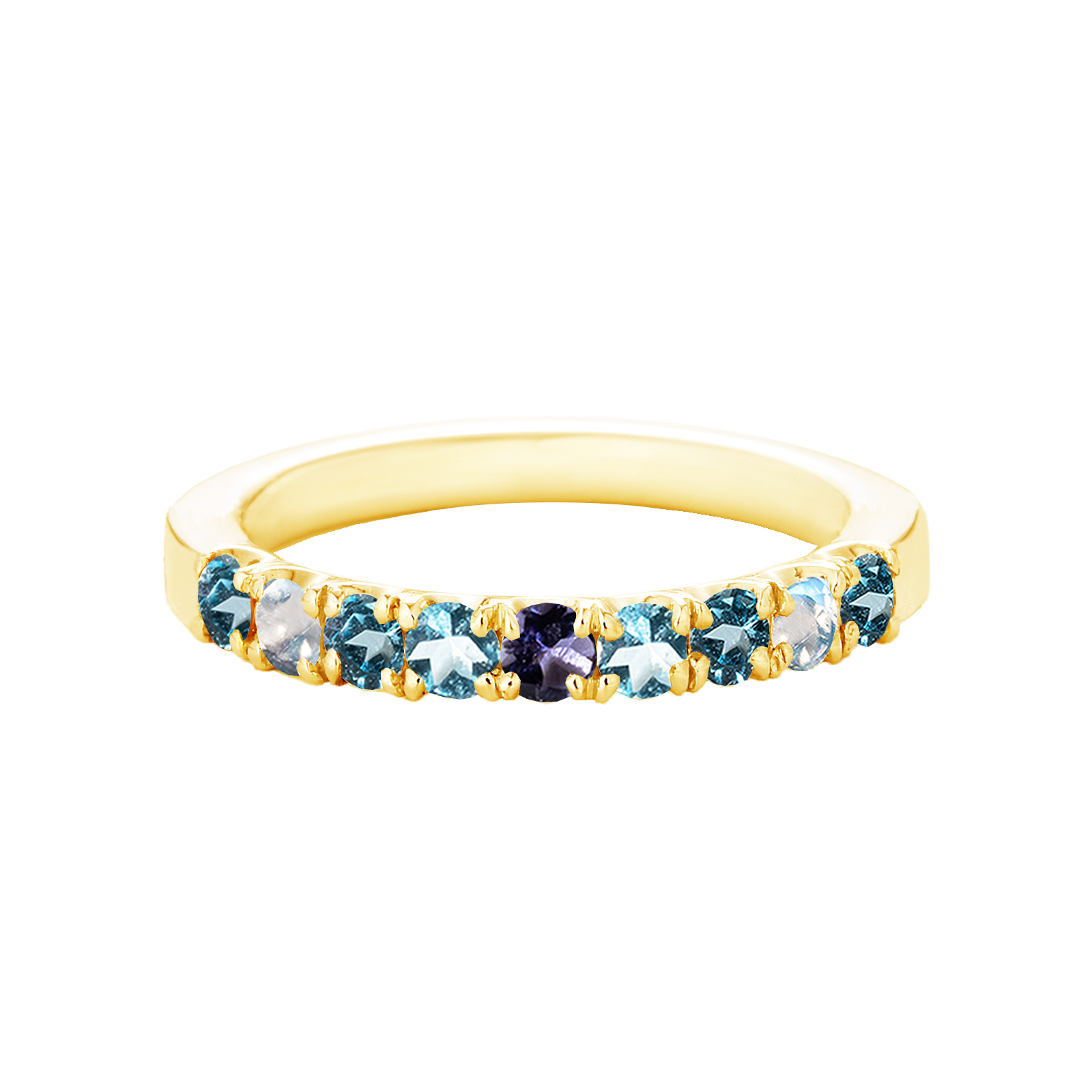 【BBM】爪留めオーダーエタニティーリング  9石【BBM/R21】