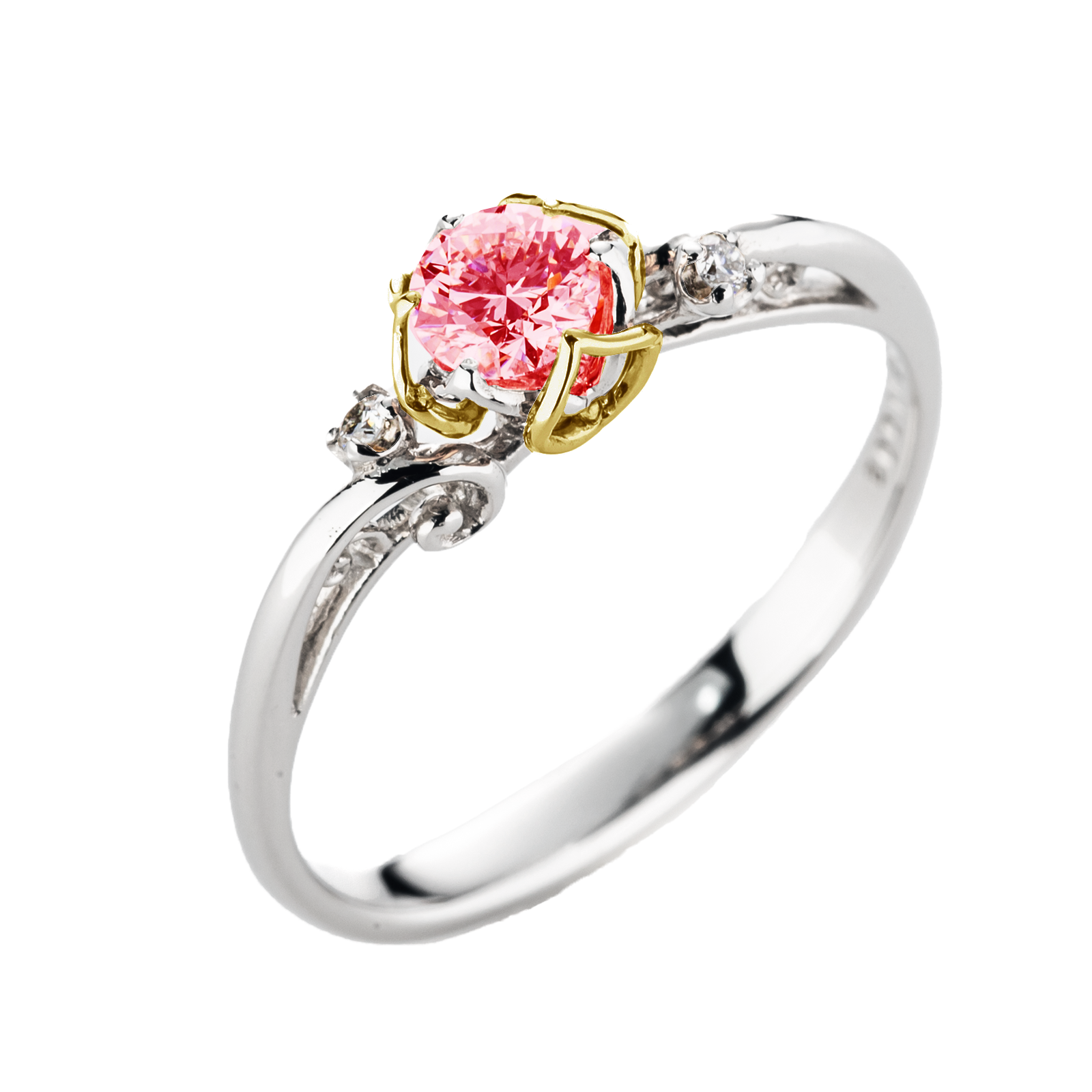 Lotus corde Ring Padparadscha Sapphire/ ロータス コルデ リング パパラチアサファイヤ
