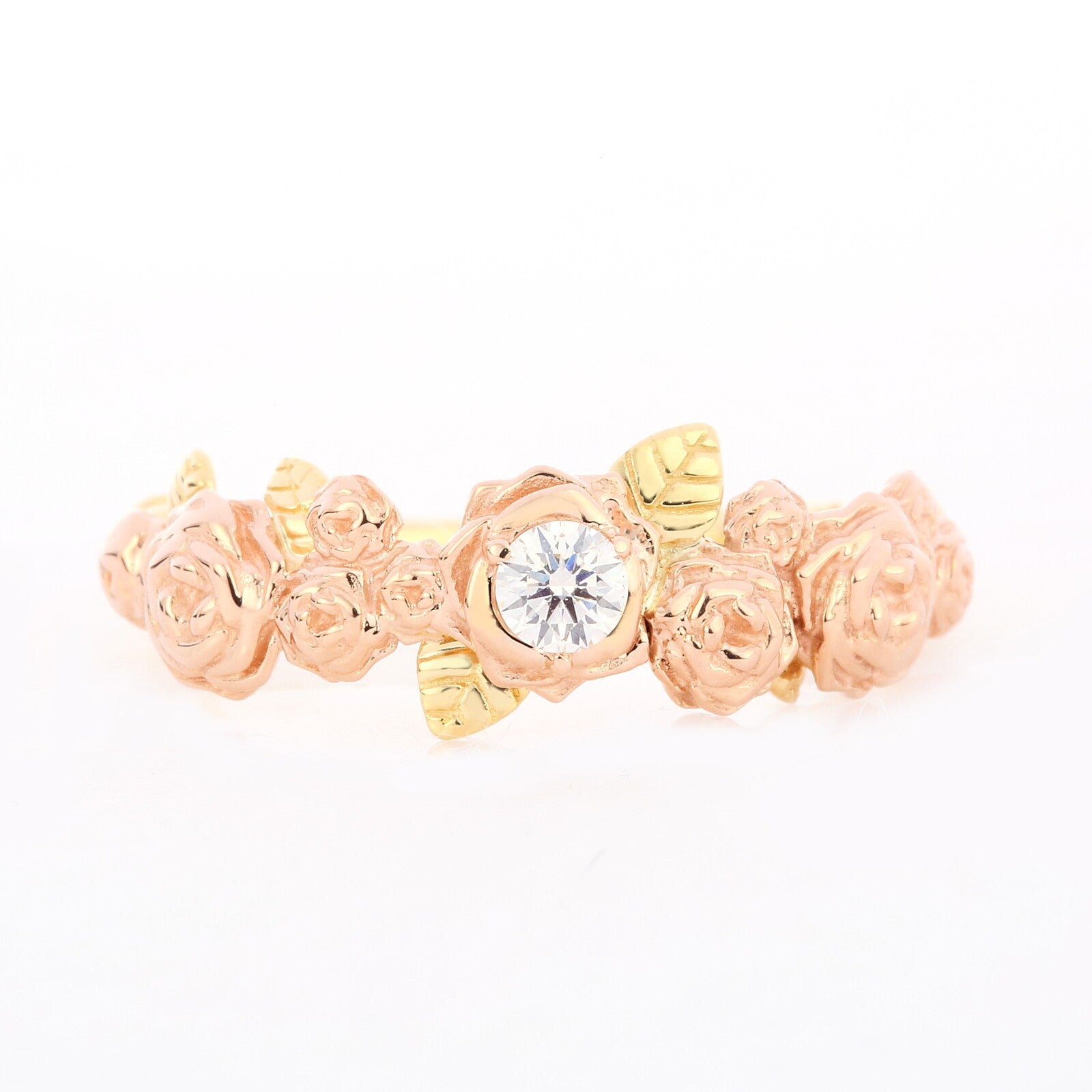 Rose Solitaire Ring / ローズ ソリティアリング　BirthdayStone