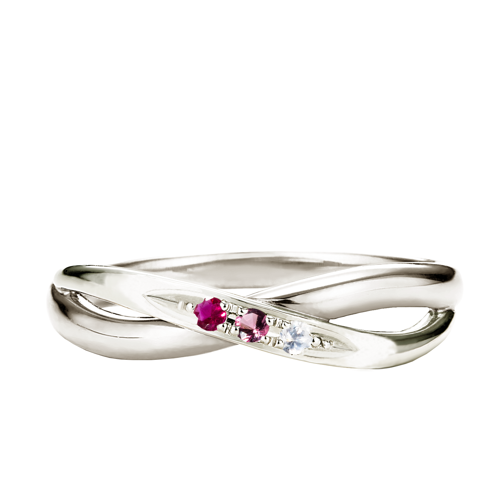 【bouquet】Ivy / アイビー marriagering（Ｌ）familyring （3石）【BOU/L12】SV