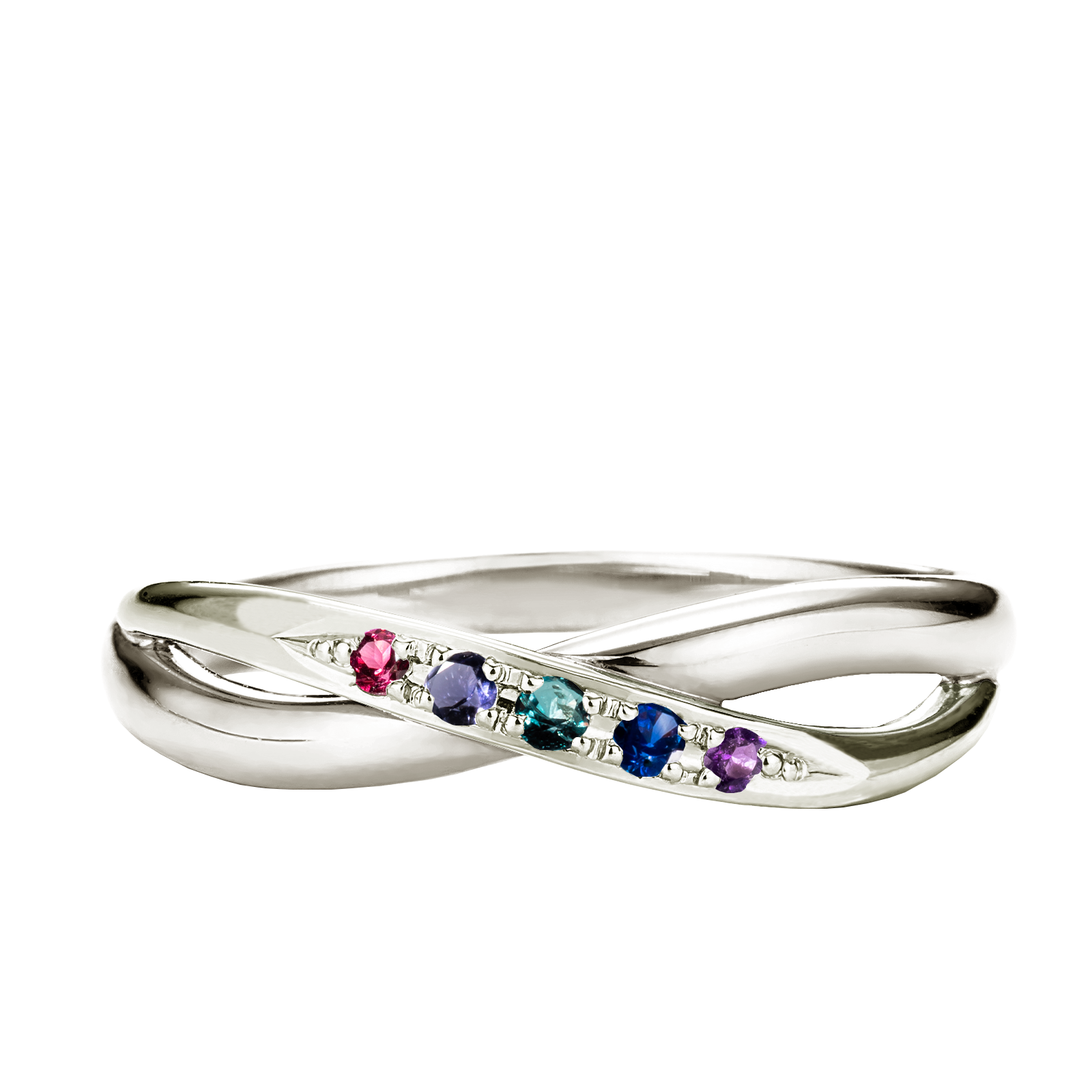 【bouquet】Ivy / アイビー marriagering（Ｌ）familyring （5石）【BOU/L12】SV