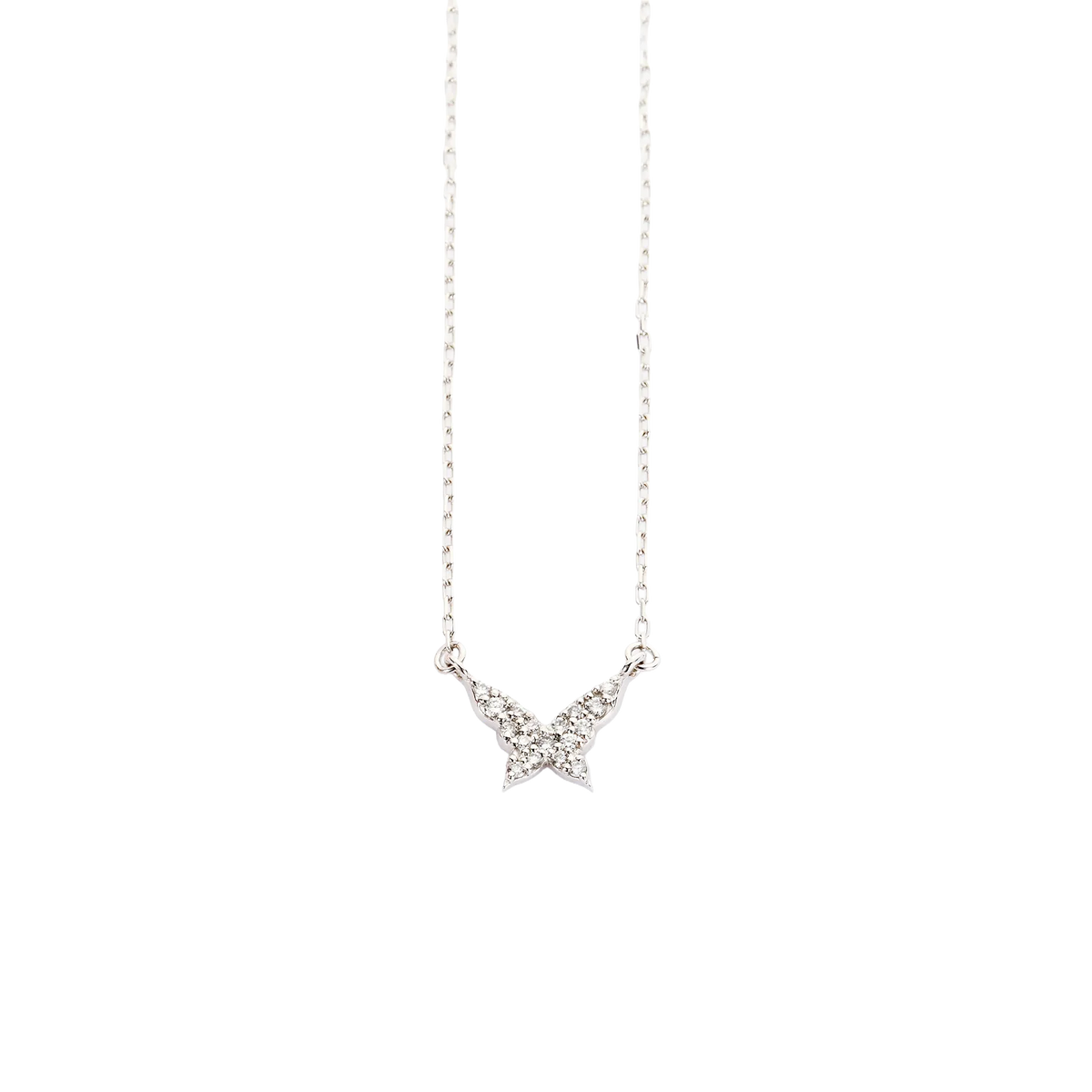 【PPA/N01W】Noir et Blanc petite Papillon/プチパピヨン ネックレス