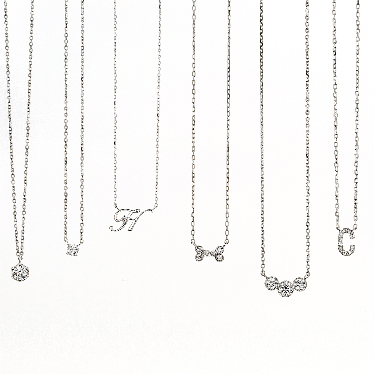 Alison initial necklace A / アリソンイニシャルネックレスA【SMI/IN02】