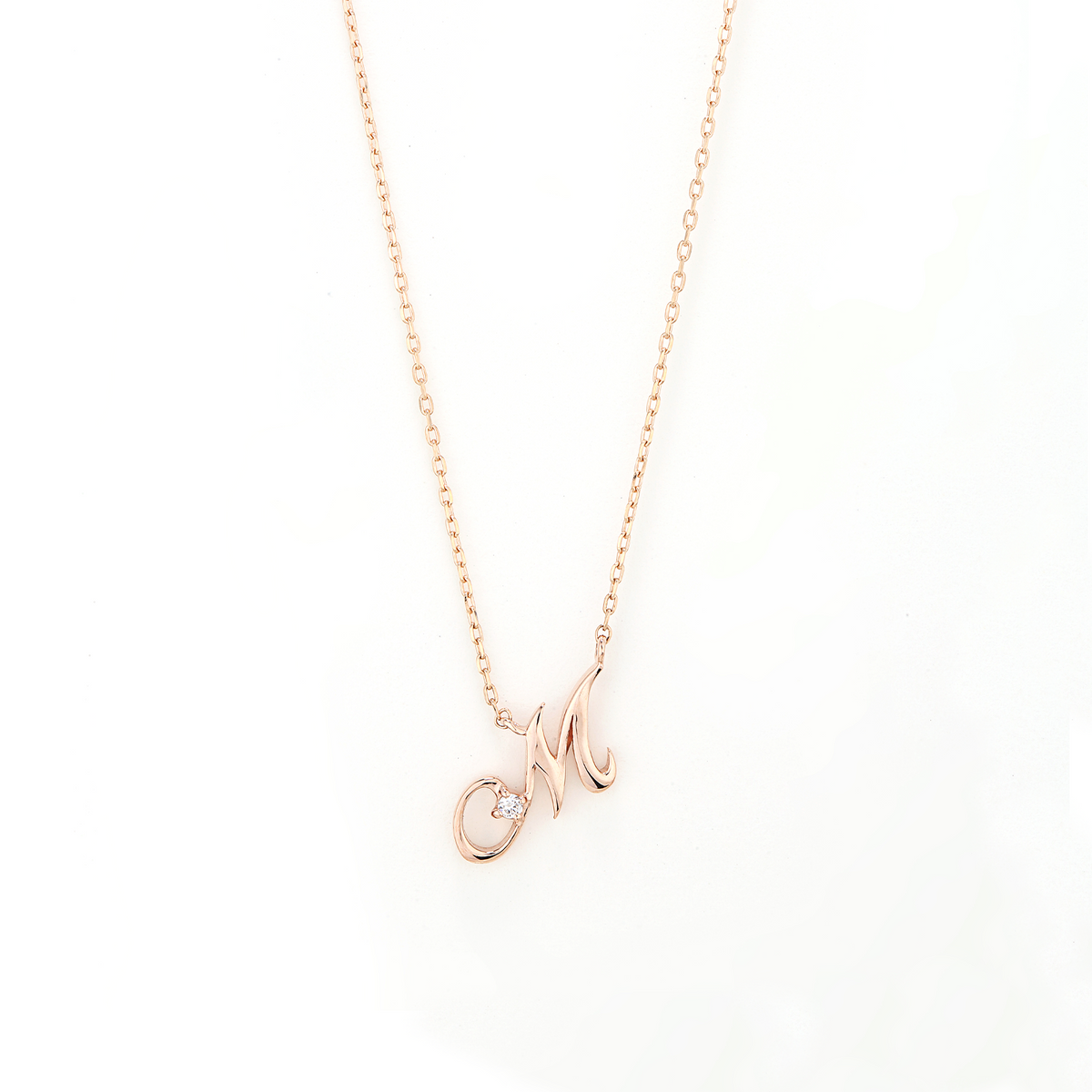 Alison initial necklace M/ アリソンイニシャルネックレスM【SMI/IN02】