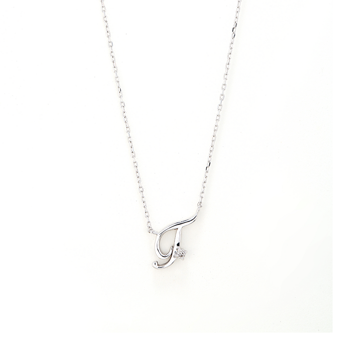 Alison initial necklace T/ アリソンイニシャルネックレスT【SMI/IN02】