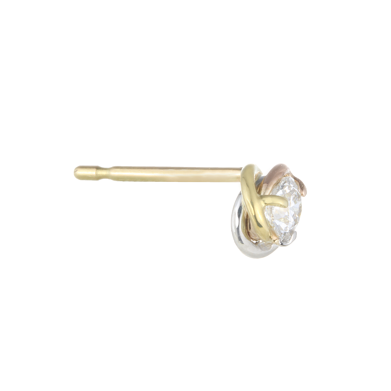 【SOL/PE03】Soleil stud earrings/ ソレイユ スタッドピアス　0.1ct