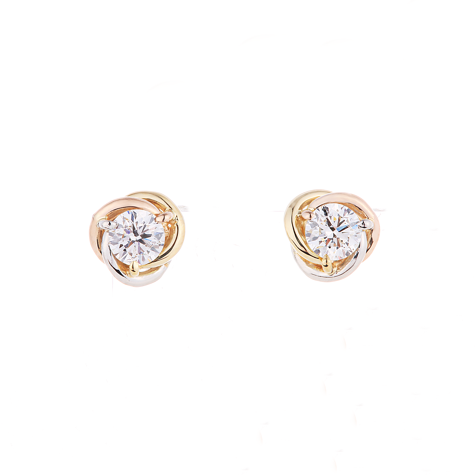 【SOL/PE03】Soleil stud earrings/ ソレイユ スタッドピアス　0.1ct