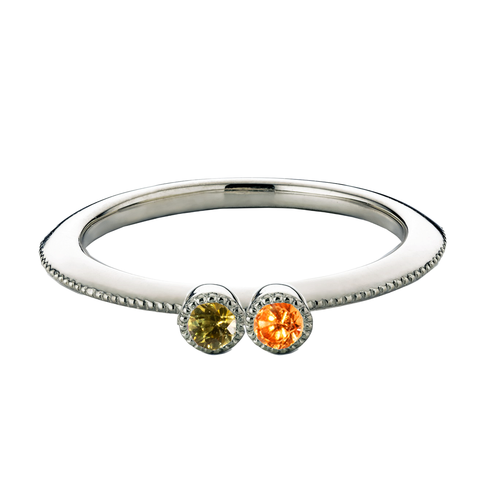 【Kids＆PinkyRing】Station Eternity petit macaron / ステーションエタニティープチマカロン2pc SV【STE/2R08】