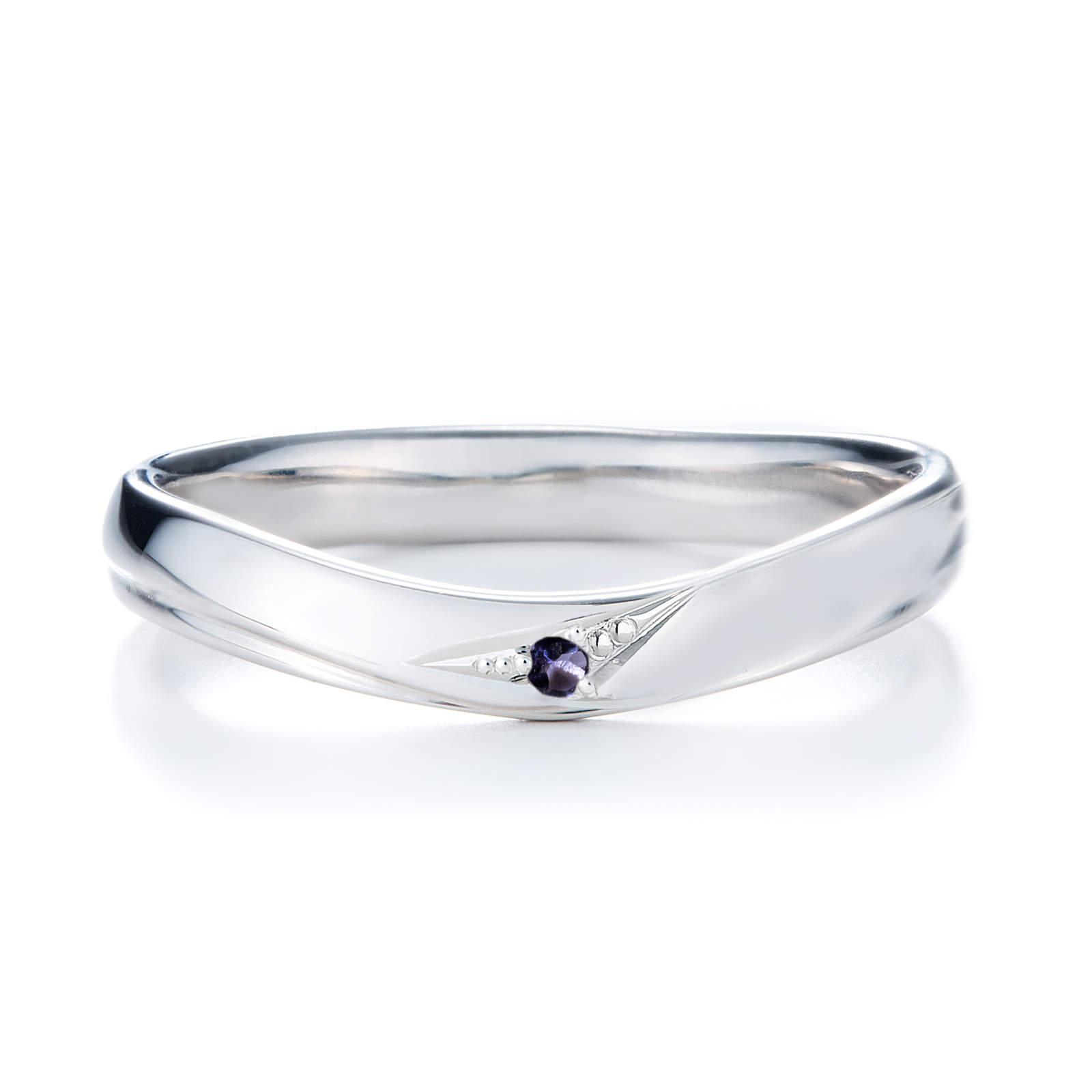 指輪・リング Pave Sculpted Wave Ring #3416 Waveリング left/right 925シルバー | Voyage Jewelry Japan